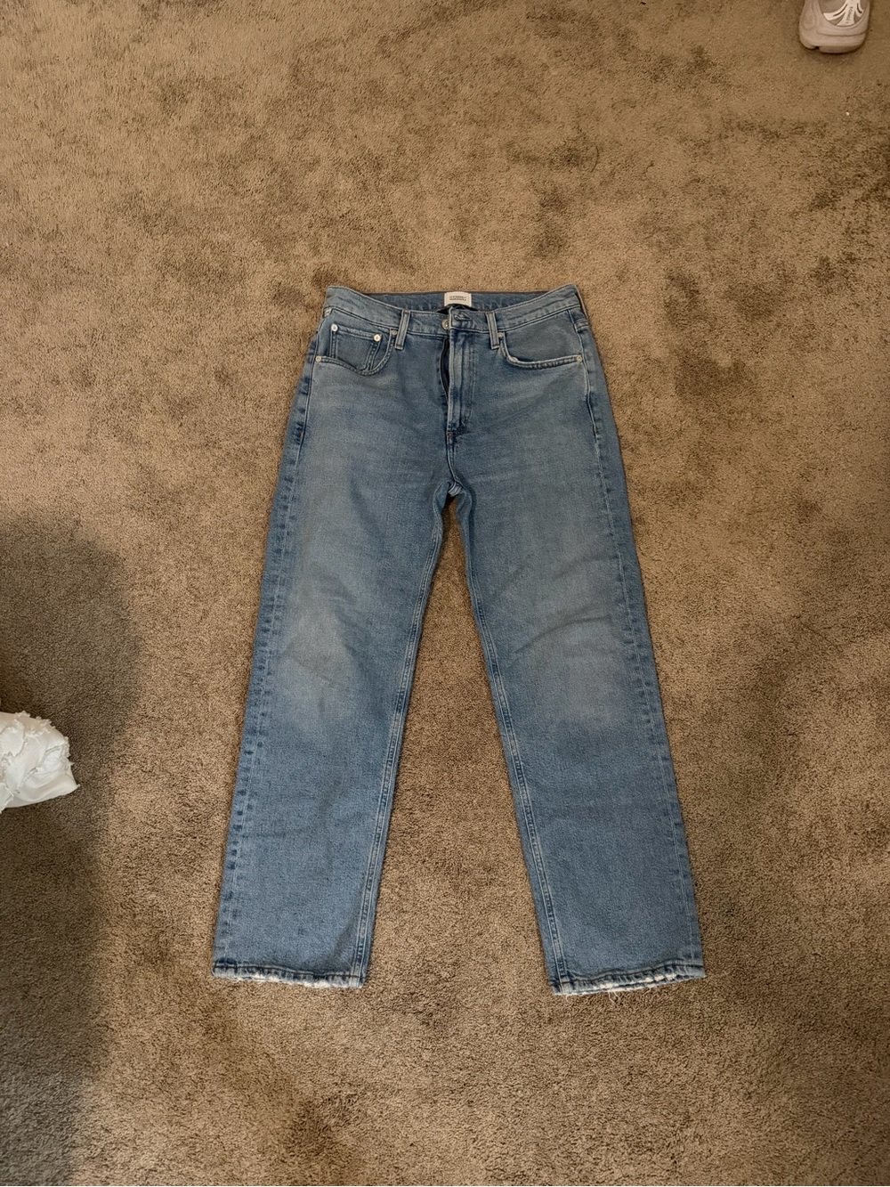 Classic Straight Light Wash Jeans
